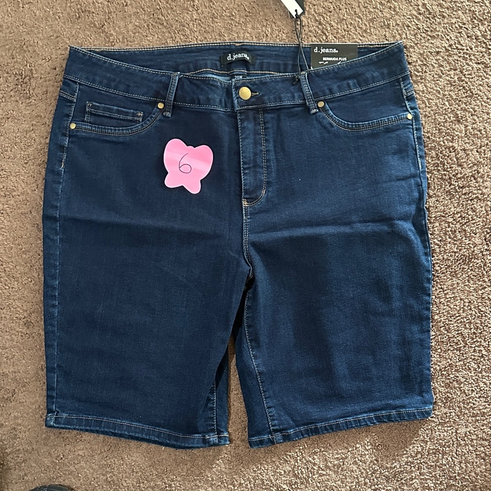 D. Jeans Women's Dark Blue Jean Shorts